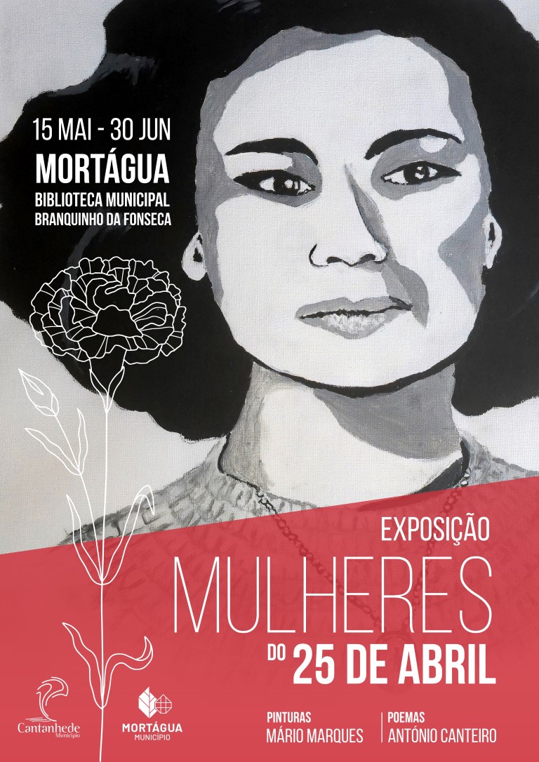 cartaz exposição mulheres 25 de abril
