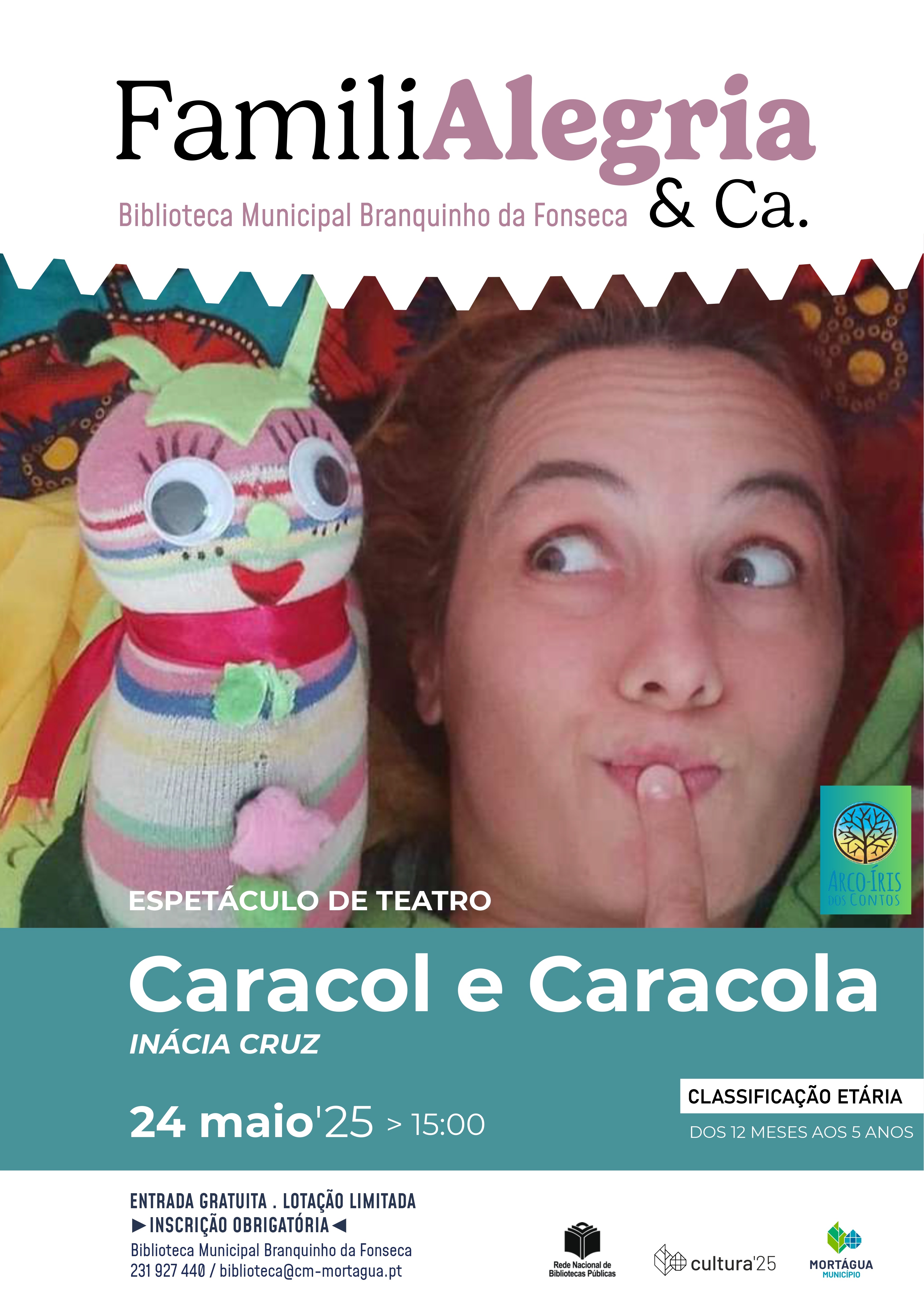 cartaz caracol e caracola